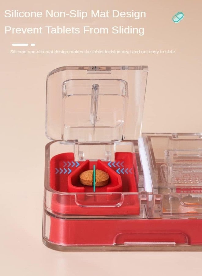 Clean Living Multifunction Tablet Cutter Grinder and Storage Made in JAPAN 3 in 1 Premium Durable Pills Box - Image 4